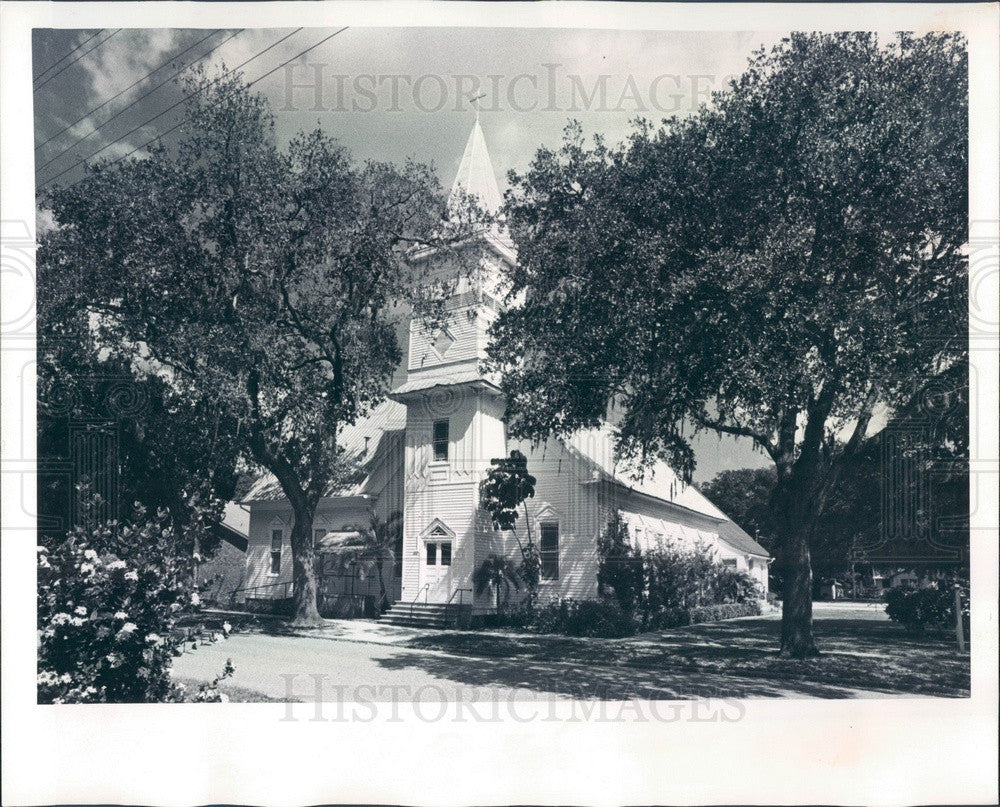 1974 Bradenton, Florida Manatee United Methodist Church Press Photo - Historic Images
