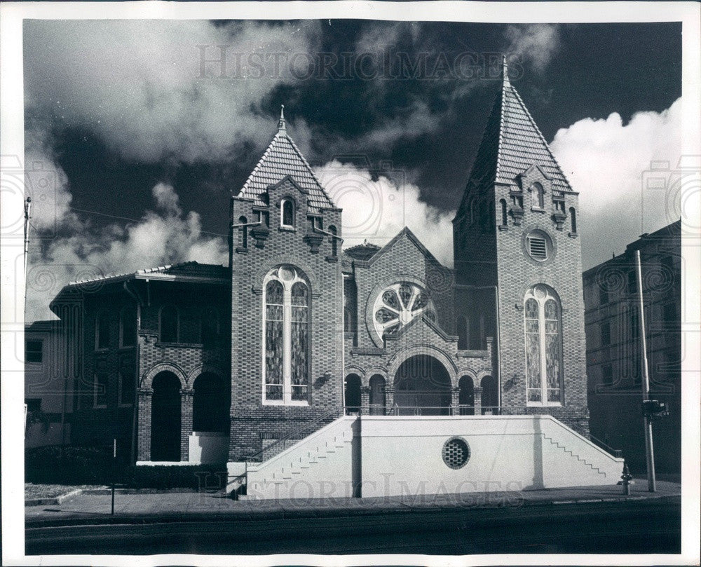 1974 Bradenton, Florida First Baptist Church Press Photo - Historic Images