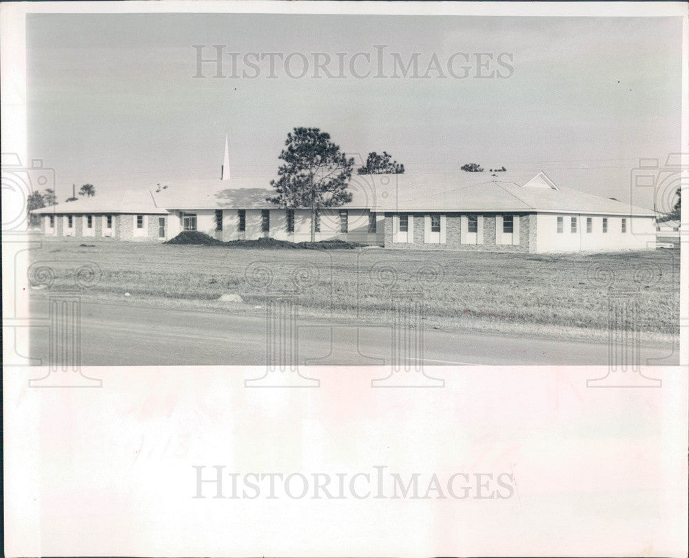 1966 Bradenton, Florida First Church of God Press Photo - Historic Images