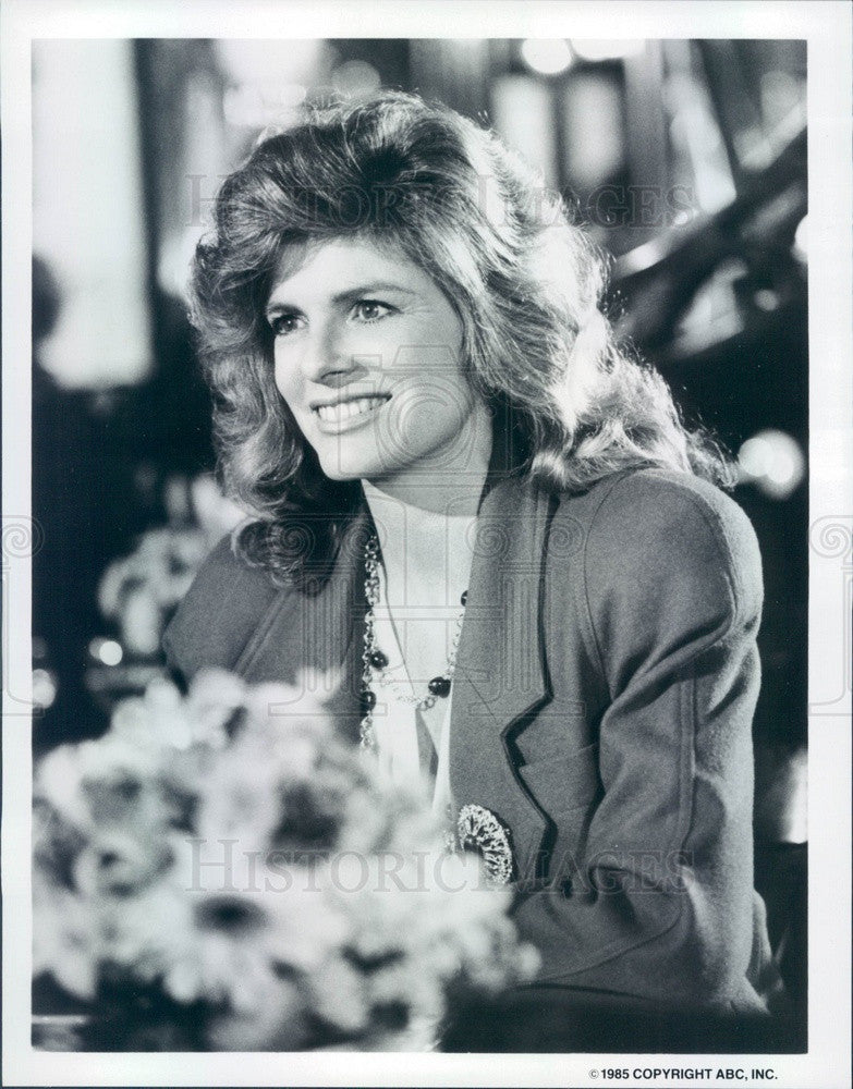 1985 American Hollywood Actress Katharine Ross TV Show Dynasty II Press Photo - Historic Images