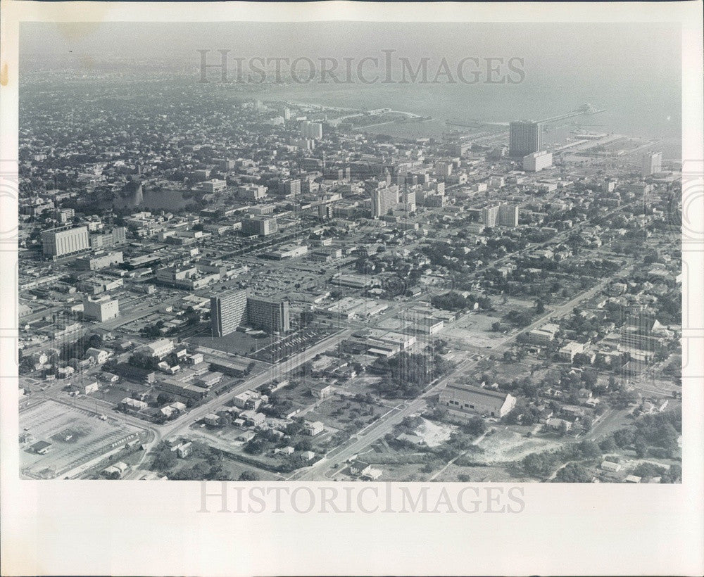 1976 St Petersburg, Florida Downtown Aerial View Press Photo - Historic Images