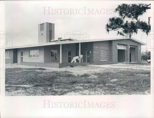 1965 St Petersburg, Florida Fire Station No 10, 28th St & 30th Ave N Press Photo - Historic Images