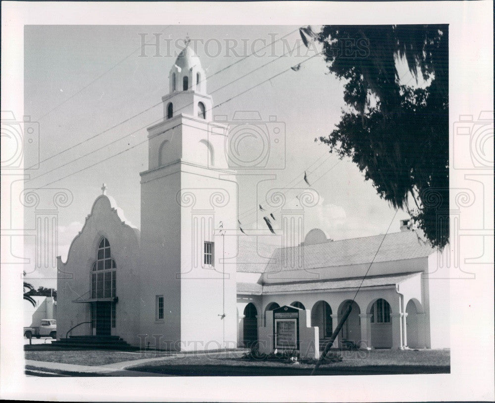 1963 Bradenton, Florida Evangelical United Brethren Church Press Photo - Historic Images