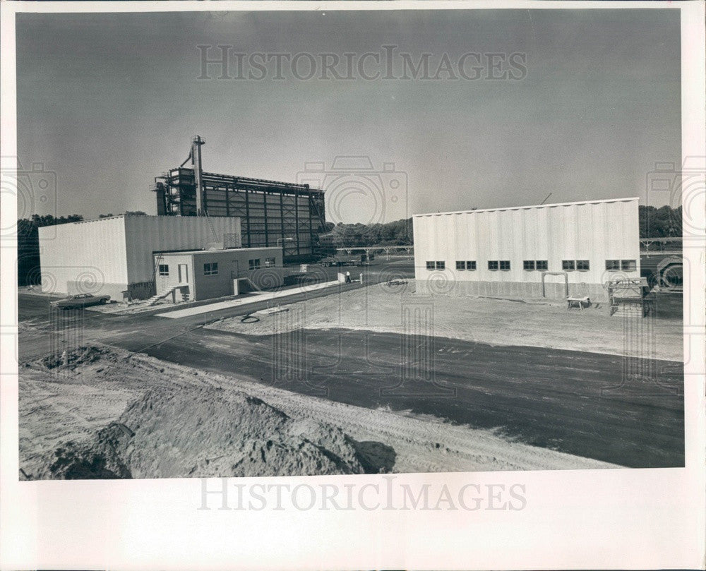 1966 St Petersburg, FL International Disposal Corp Compost Plant Press Photo - Historic Images