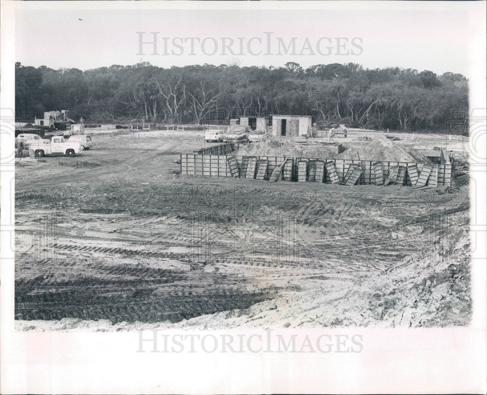1965 St Petersburg, FL International Disposal Corp Compost Plant Press Photo - Historic Images