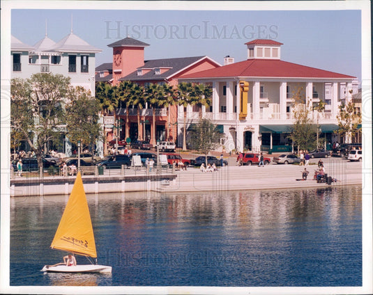 1997 Orlando, FL Walt Disney World Celebration's Lakefront Downtown Press Photo - Historic Images