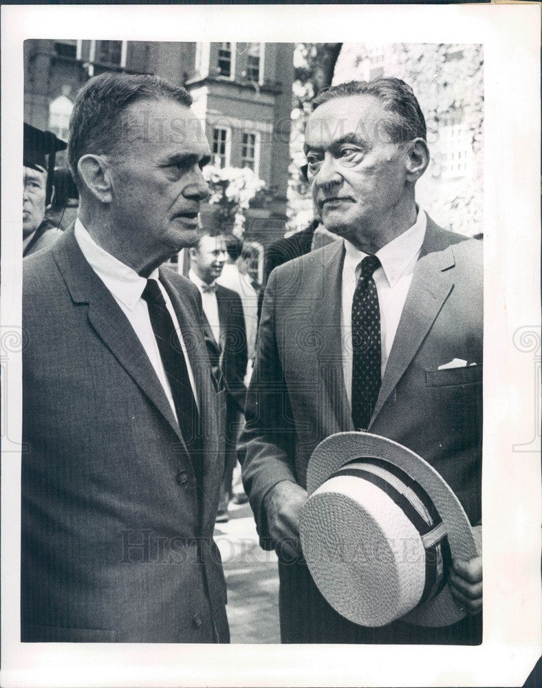 1961 Pulitzer Prize Winning Newspaper Columnist Walter Lippmann Press Photo - Historic Images