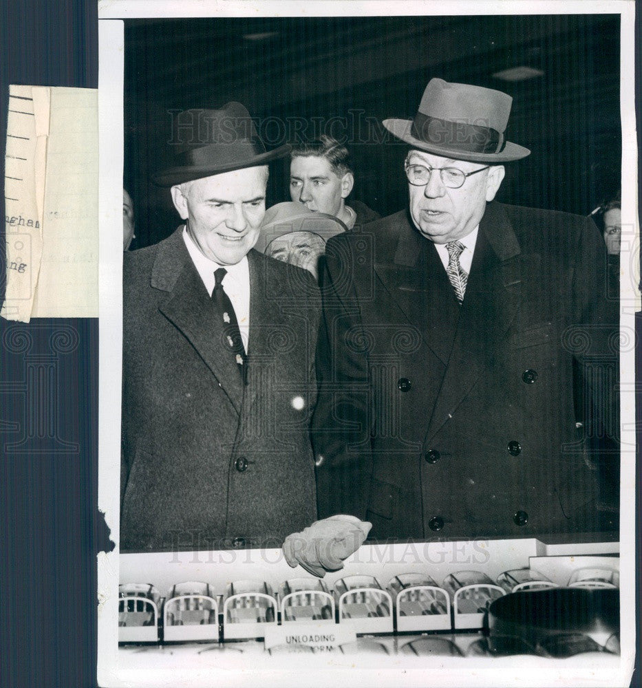 1955 New Haven Railroad President Patrick McGinnis Press Photo - Historic Images