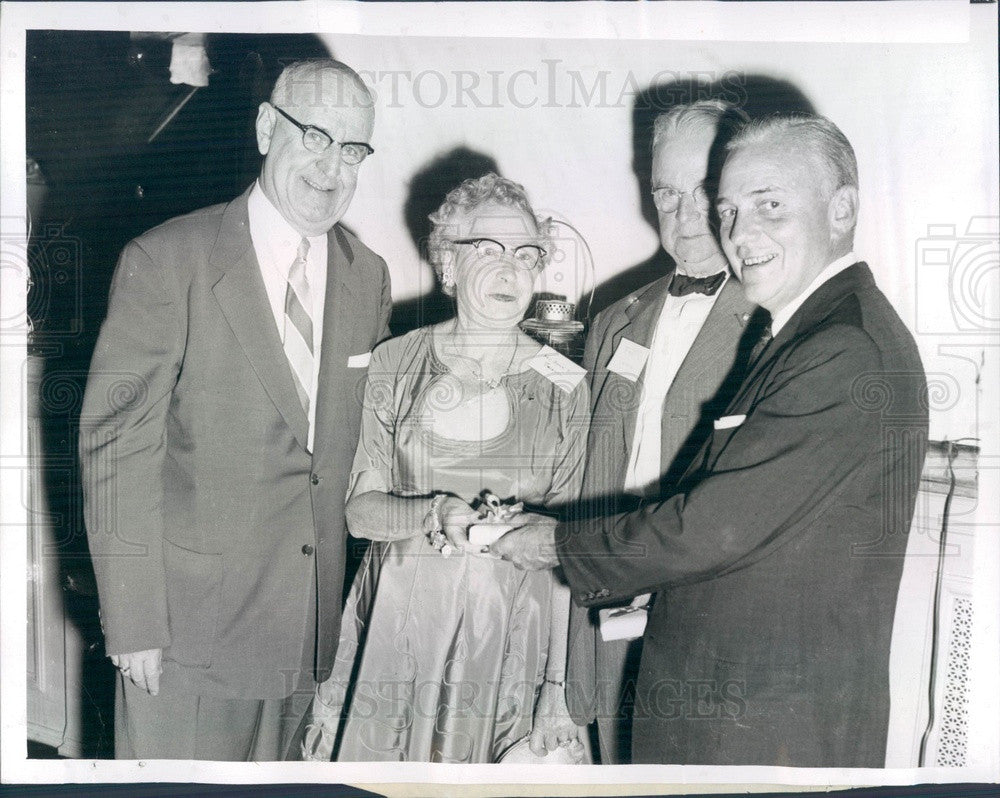 1955 New Haven Railroad President Patrick McGinnis, Frank Brainerd Press Photo - Historic Images