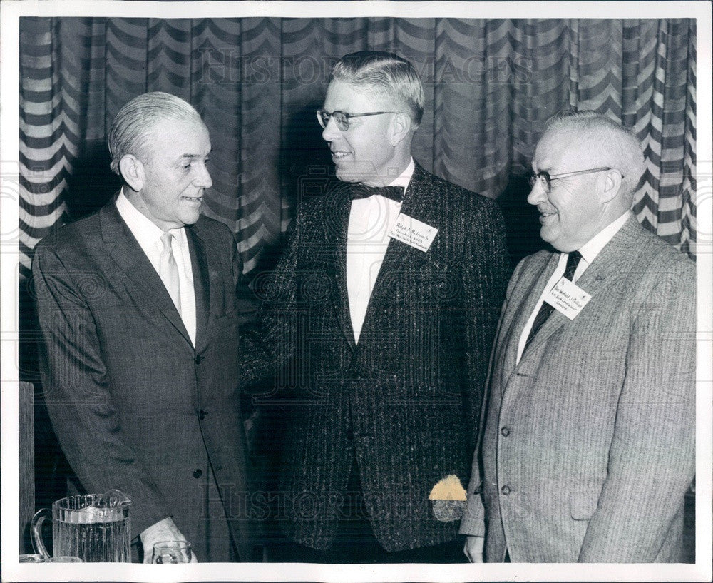 1958 Boston & Maine Railroad President Patrick McGinnis Press Photo - Historic Images