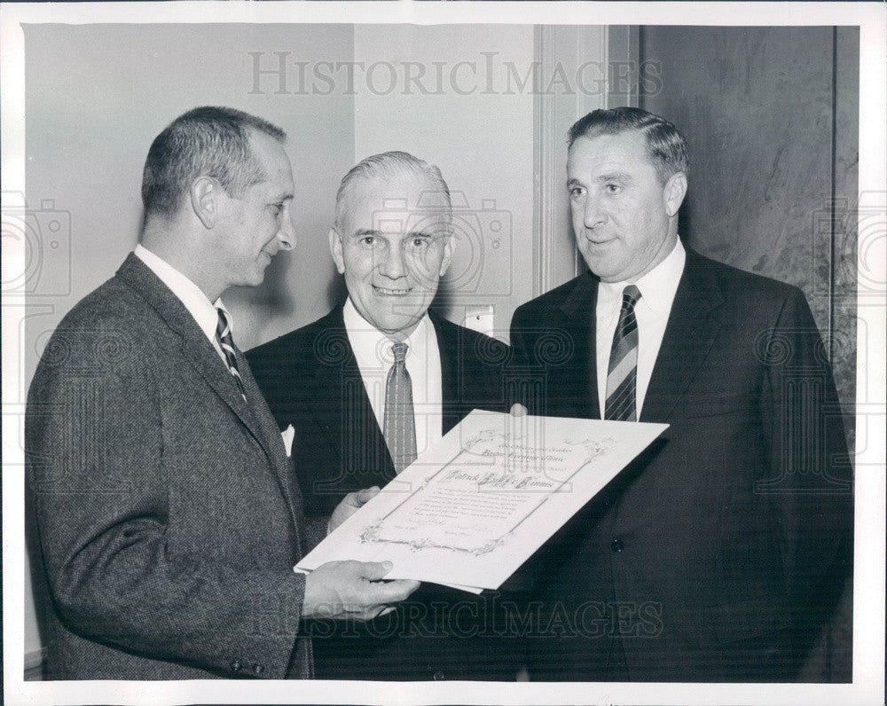 1957 Boston & Maine Railroad President Patrick McGinnis Press Photo - Historic Images