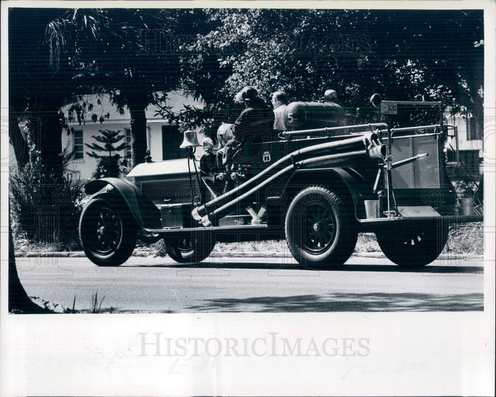 1977 Bradenton, Florida 1926 Fire Truck Press Photo - Historic Images