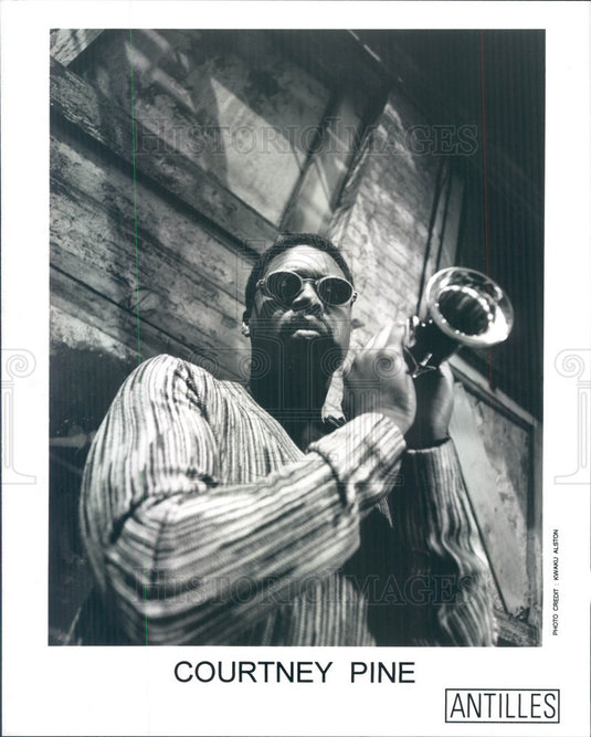 Undated British Jazz Musician, Saxophone Player Courtney Pine Press Photo - Historic Images