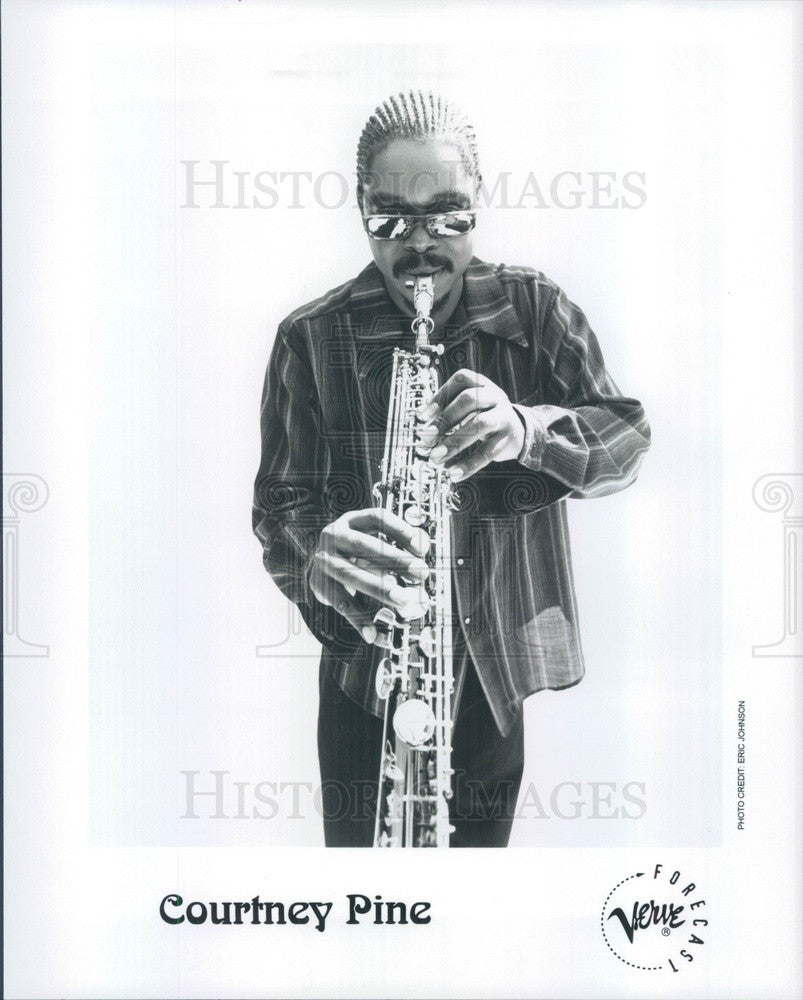 Undated British Jazz Musician, Saxophone Player Courtney Pine Press Photo - Historic Images