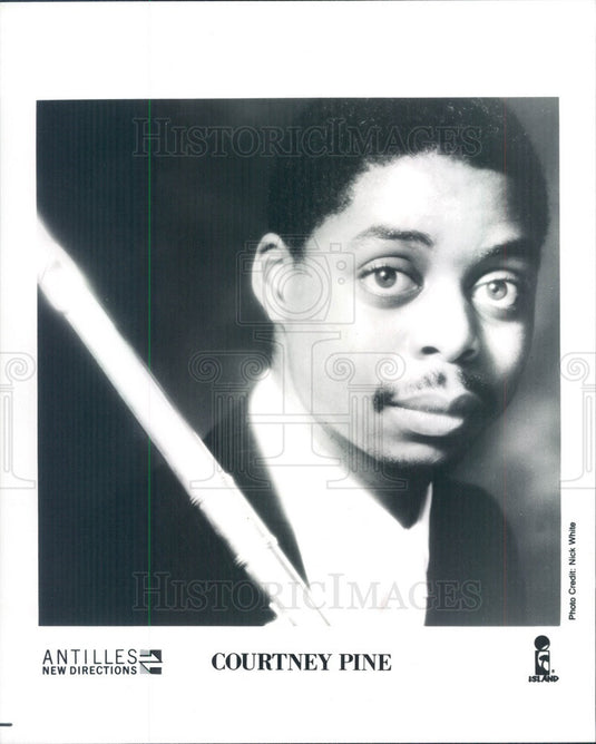 Undated British Jazz Musician, Saxophone Player Courtney Pine Press Photo - Historic Images