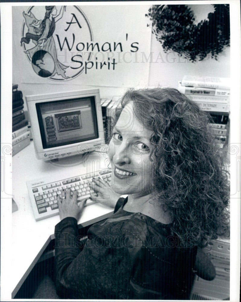 1996 Framingham, MA Woman&#39;s Spirit Owner Mary Pietrowski Press Photo - Historic Images