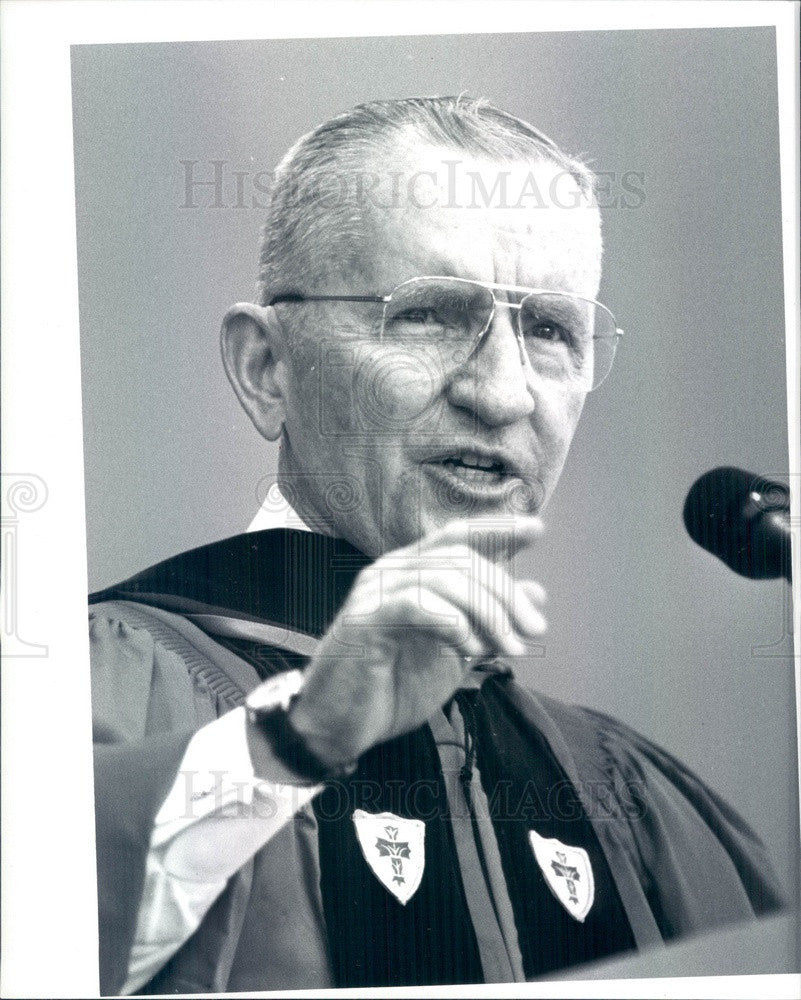 1994 US Presidential Candidate, Businessman Ross Perot Press Photo - Historic Images