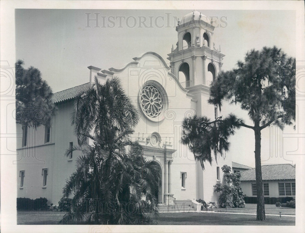 1963 Bradenton, Florida Christ Episcopal Church Press Photo - Historic Images