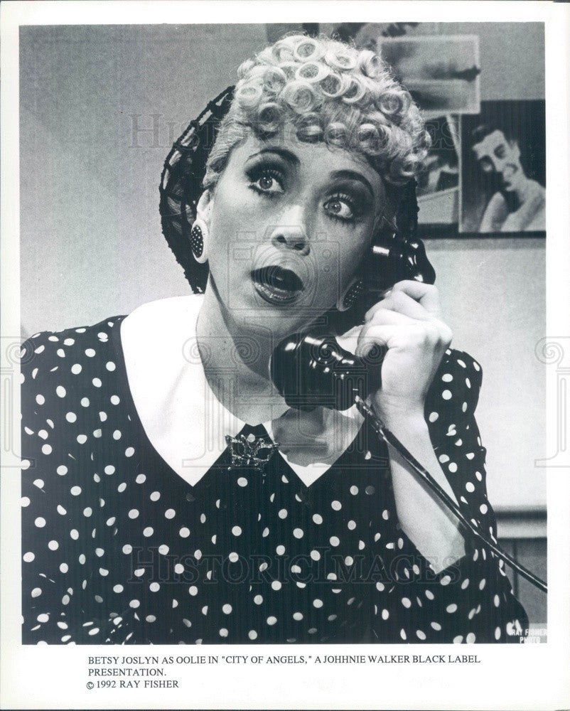 1992 Broadway Singer &amp; Actress Betsy Joslyn in City of Angels Press Photo - Historic Images