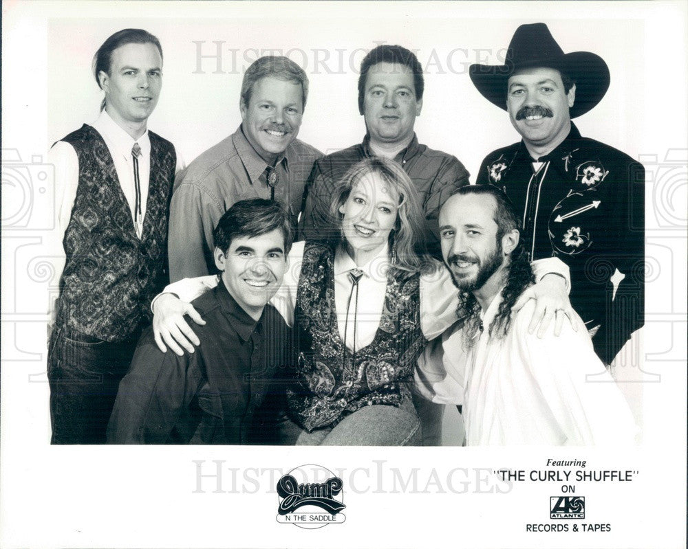 1993 American Country-Pop Band Jump &#39;N The Saddle Press Photo - Historic Images