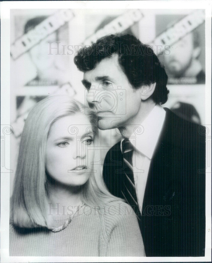 1985 American Hollywood Actors/TV Hosts David &amp; Meredith Baxter Press Photo - Historic Images