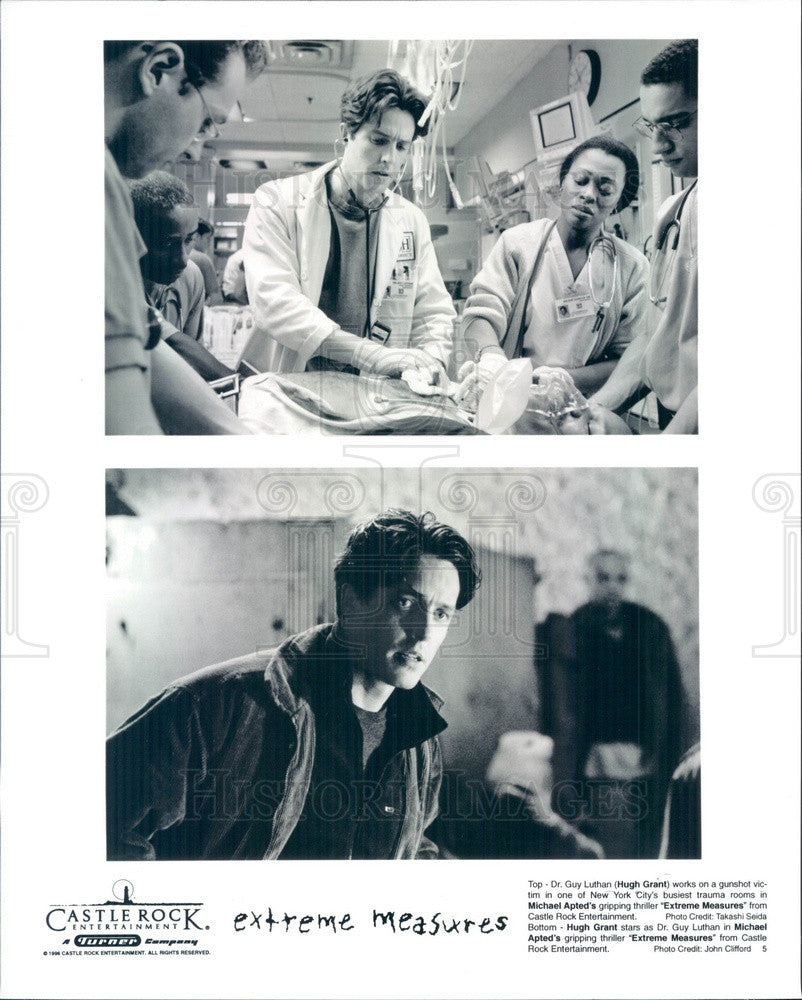 1996 English Hollywood Actor/Producer Hugh Grant in Extreme Measures Press Photo - Historic Images