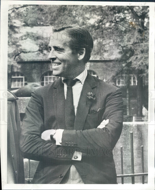1970 American Hollywood Actor & Wall Street Authro Richard Ney Press Photo - Historic Images