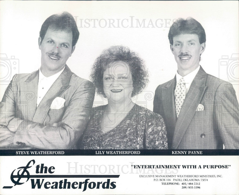 1994 American Gospel Music Group The Weatherfords Press Photo - Historic Images