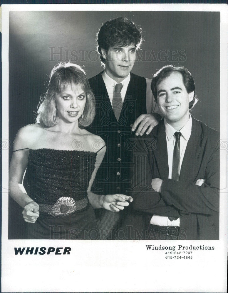 1985 Music Group Whisper Press Photo - Historic Images