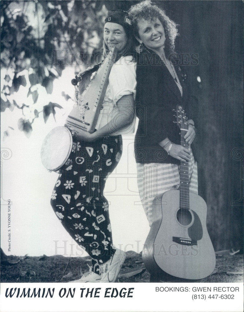 1993 Music Group Wimmin On The Edge Press Photo - Historic Images