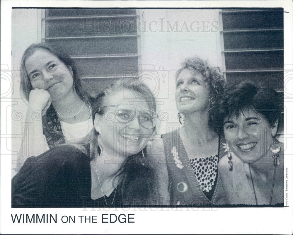 1993 Music Group Wimmin On The Edge Press Photo - Historic Images