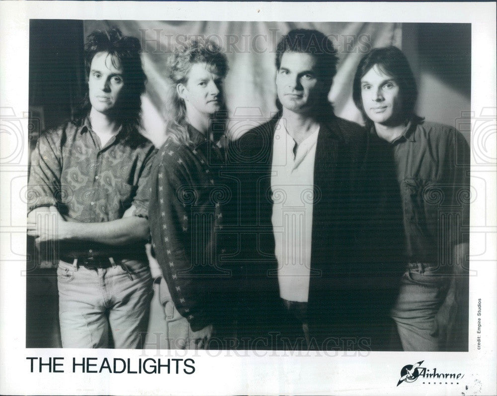 1989 American Indie Rock Band The Headlights Press Photo - Historic Images