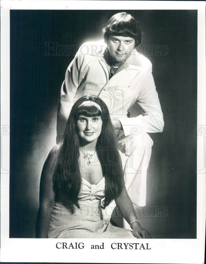 1986 Music Group Craig and Crystal Press Photo - Historic Images