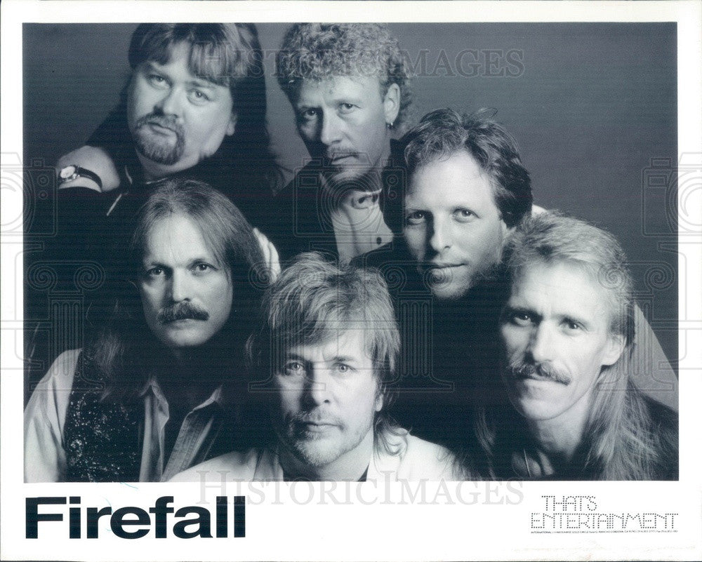 1996 American Rock Band Firefall Press Photo - Historic Images