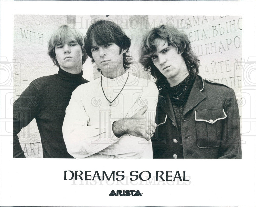 1988 American Alternative Rock Band Dreams So Real Press Photo - Historic Images