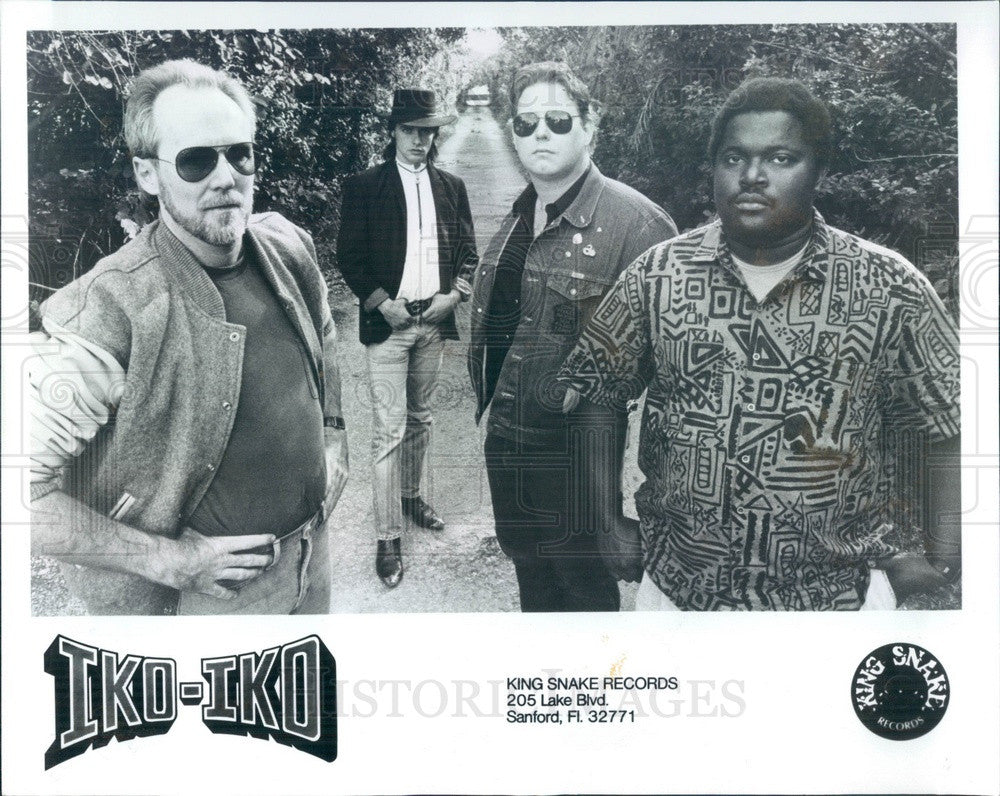 1988 Blues/Rock/Swampadelic Band Iko-Iko Press Photo - Historic Images