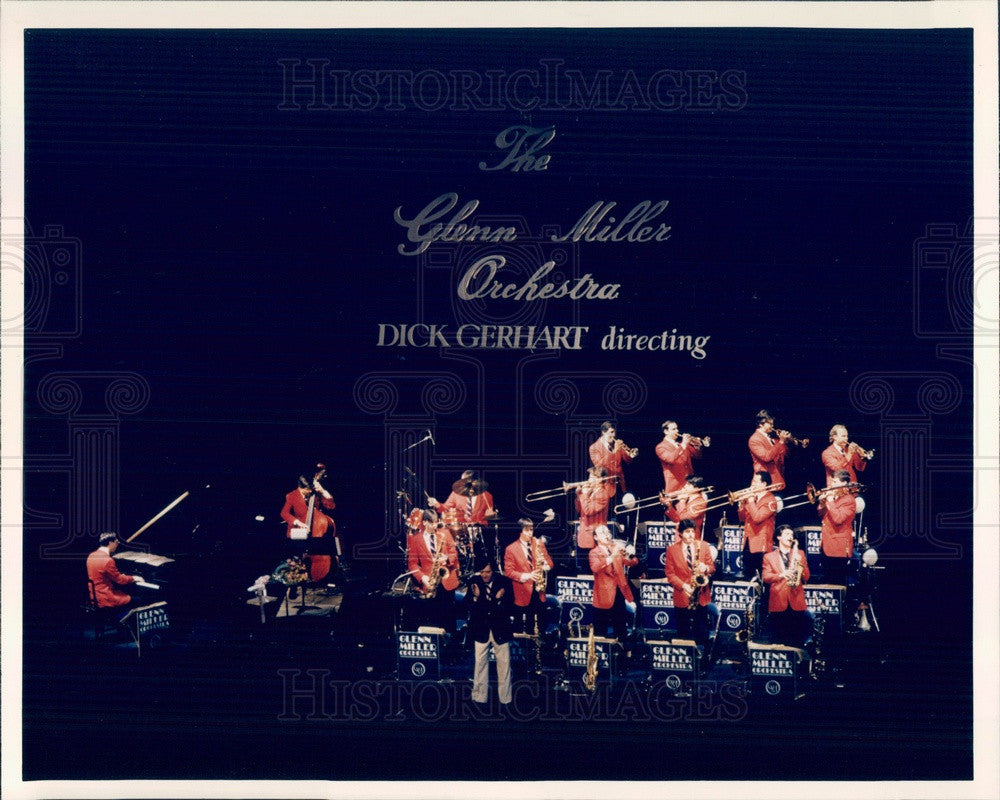 1986 Music Group The Glenn Miller Orchestra Press Photo - Historic Images