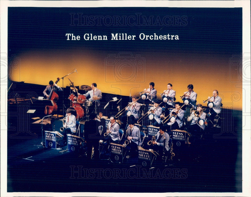 1986 Music Group The Glenn Miller Orchestra Press Photo - Historic Images