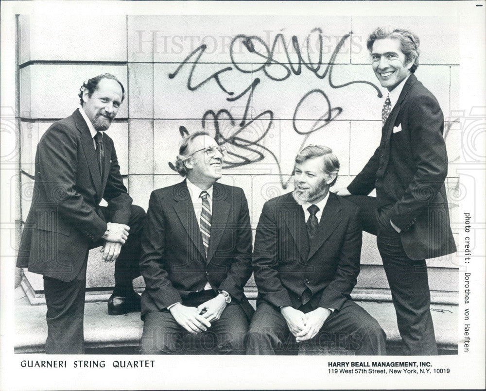 Undated American Music Group The Guarneri String Quartet Press Photo - Historic Images