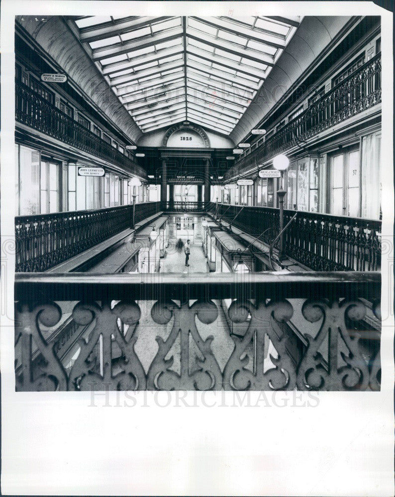 1970 Providence, Rhode Island Arcade, Built in 1828 Press Photo - Historic Images