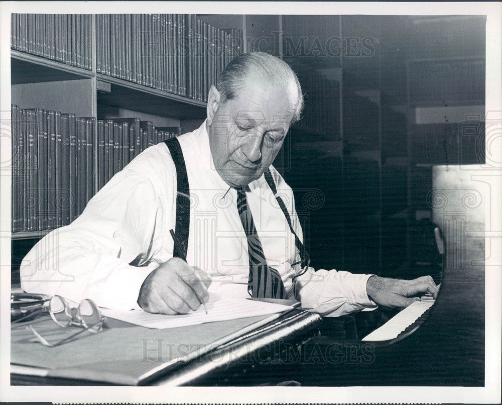 1950 Broadway, Operetta Composer Sigmund Romberg Press Photo - Historic Images