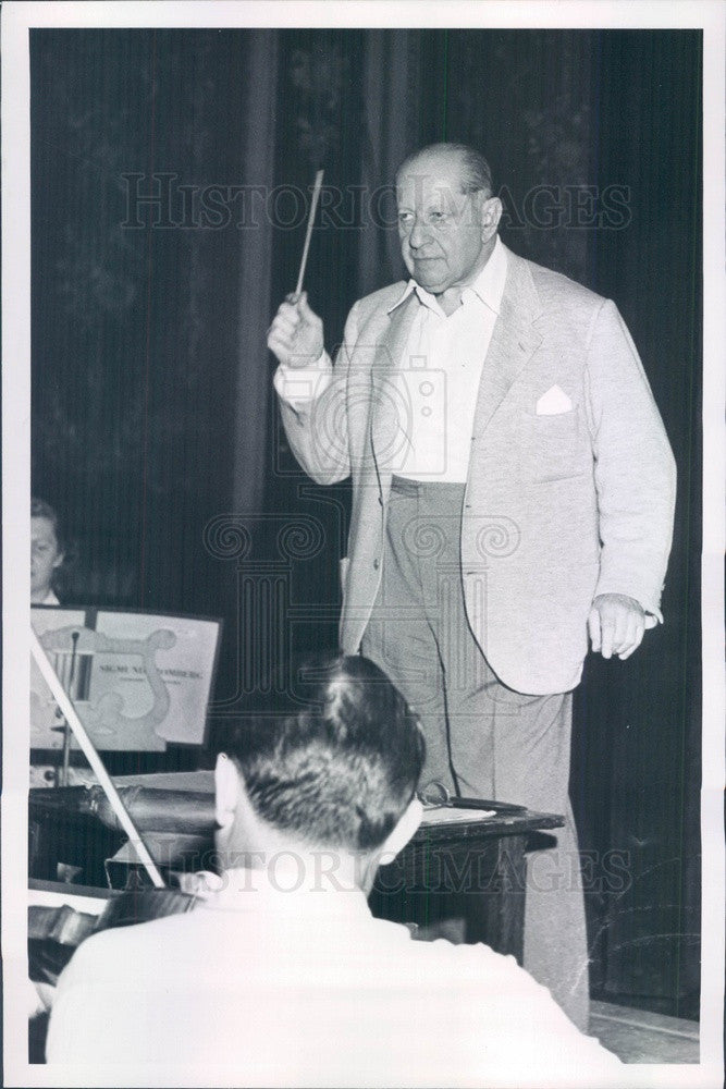 1951 Broadway, Operetta Composer Sigmund Romberg Press Photo - Historic Images