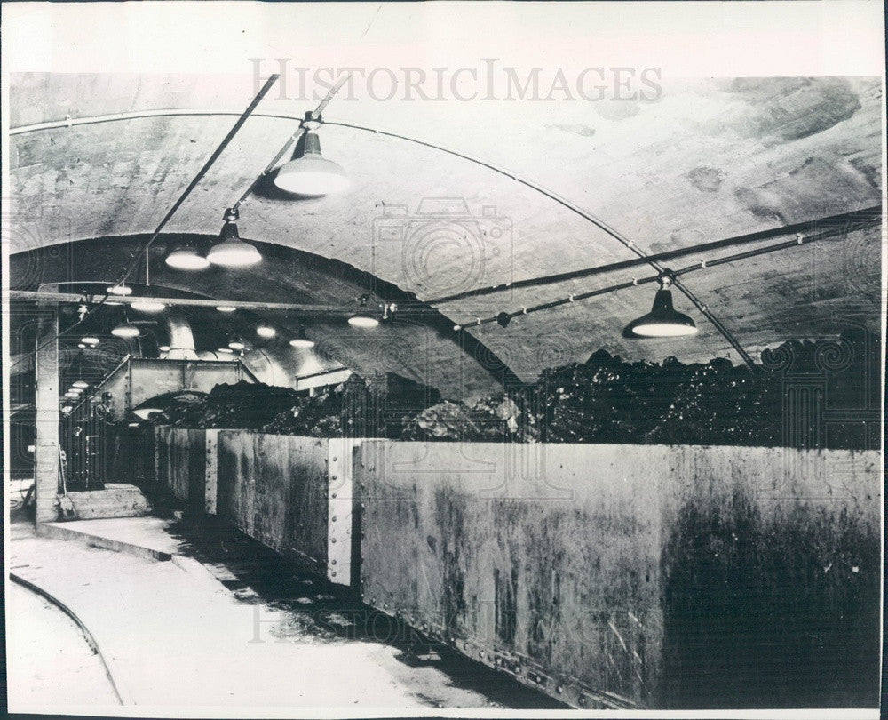 1948 Carbon County, Utah Coal Mine Press Photo - Historic Images