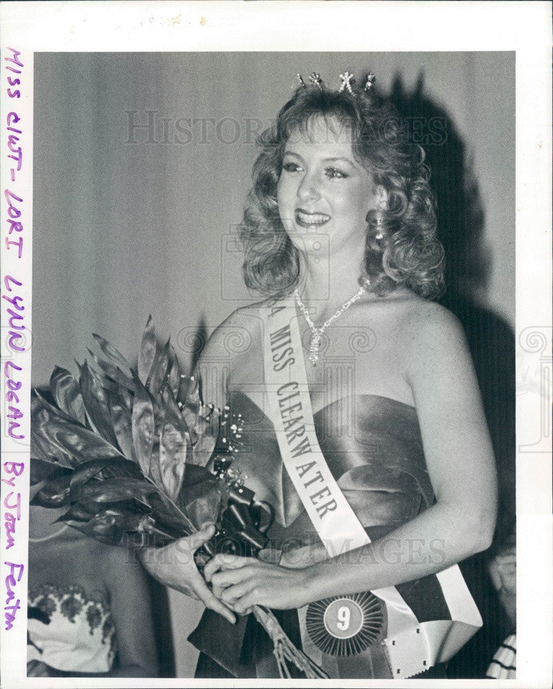 1984 Miss Clearwater, Florida 1984 Lori Lynn Logan Press Photo - Historic Images