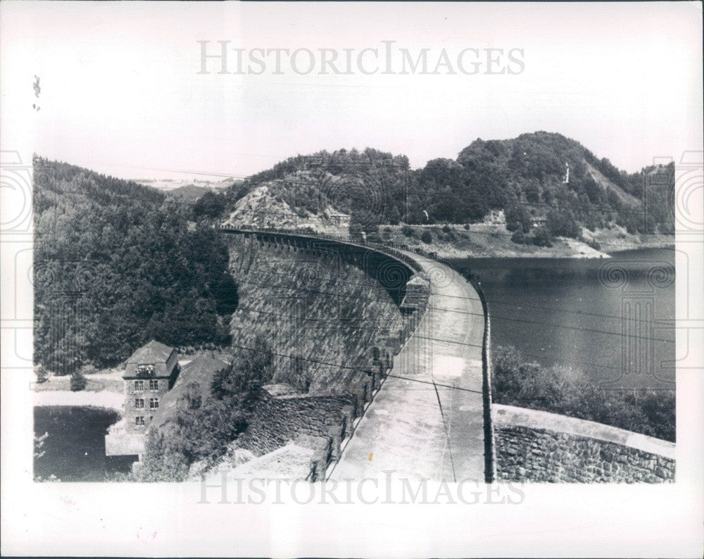 1947 Jelemia Gora, Poland Hydroelectric Dam Press Photo - Historic Images