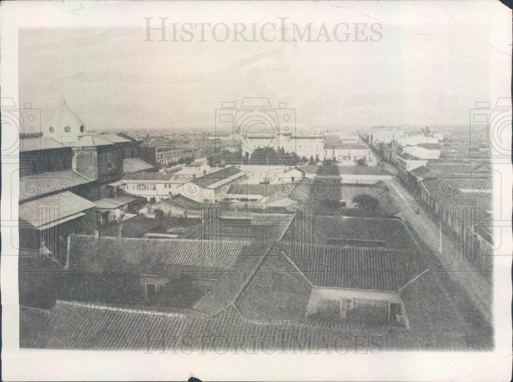 1928 Talca, Chile Aerial View Press Photo - Historic Images