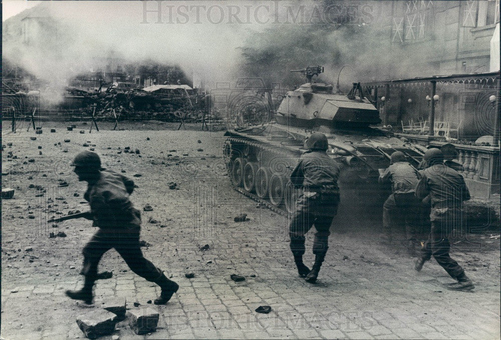 1969 Actors Film WWII Movie The Bridge At Remagen In Czechoslovakia Press Photo - Historic Images