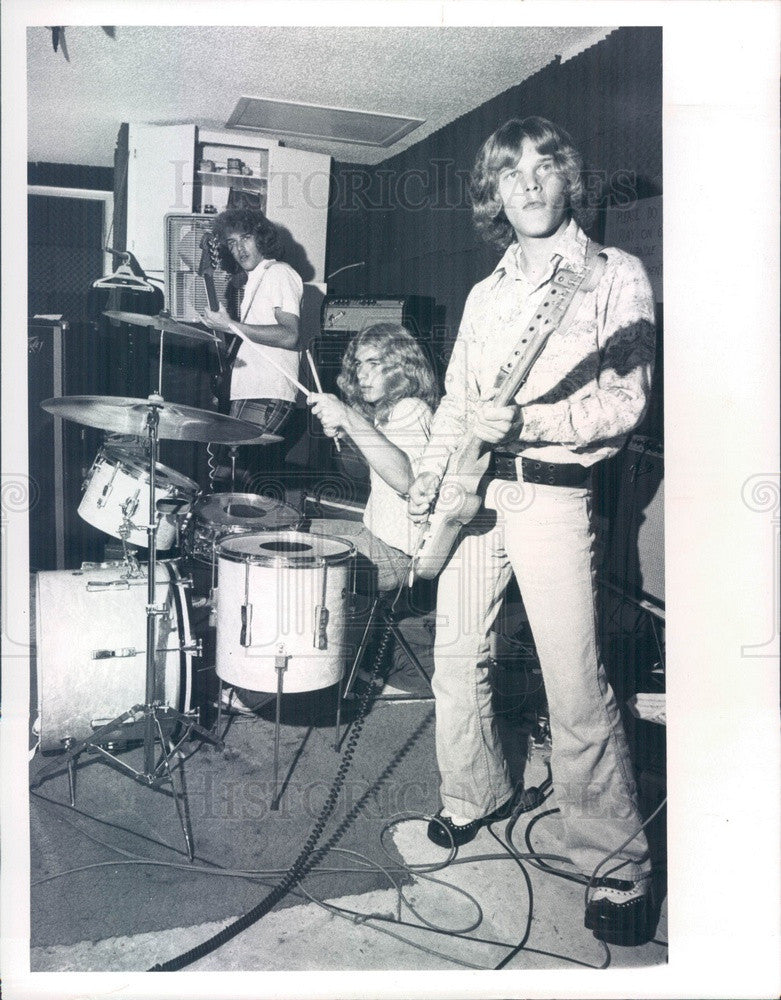 1975 St Petersburg, Florida Andrews Brothers Band Press Photo - Historic Images