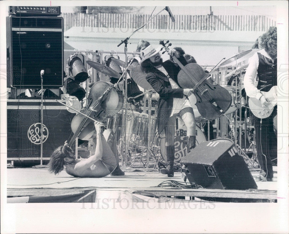 1974 Tampa, Florida Springtime Rock Jubilee Musicians Press Photo - Historic Images