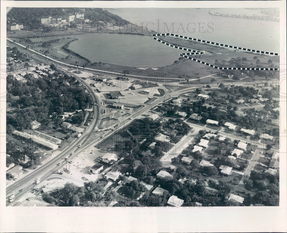 1972 Madeira Beach, Florida Park Site Aerial View Press Photo - Historic Images